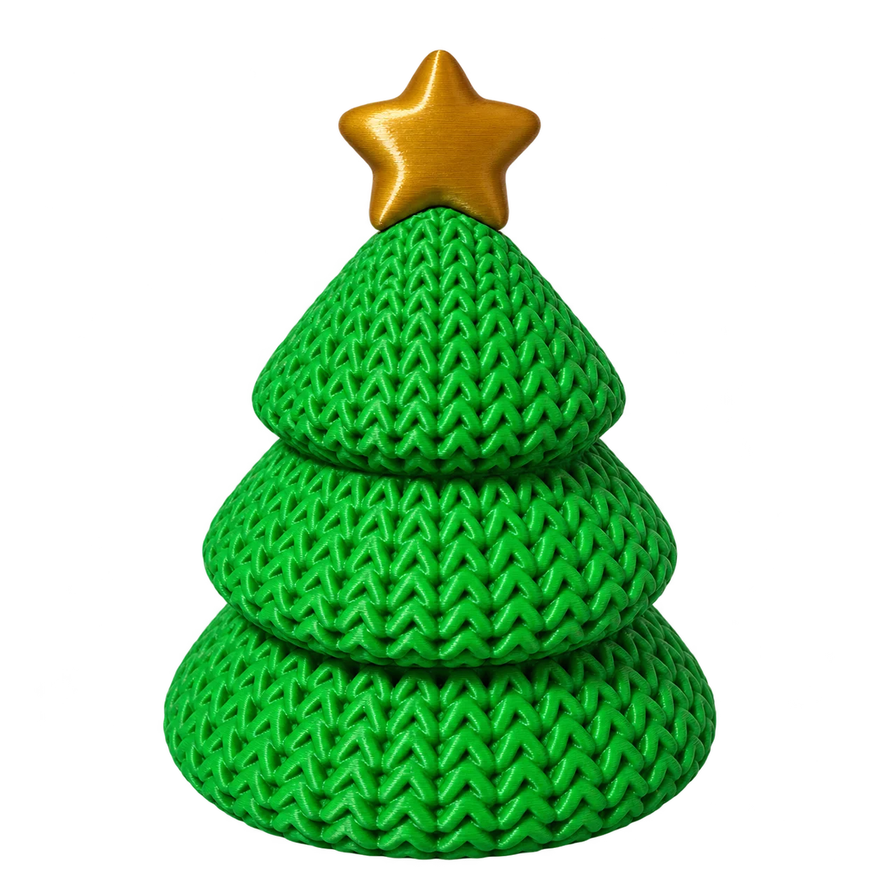 Knit-Texture Christmas Tree — full product view
